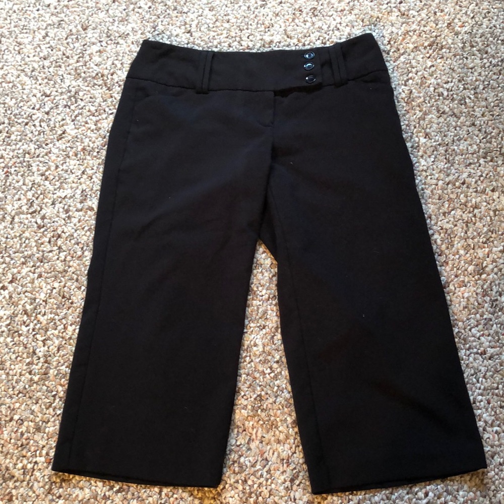 Black Capris Dress Pants